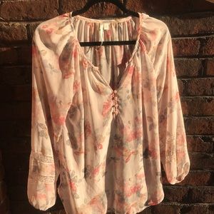 Gauze Top-Lauren Conrad